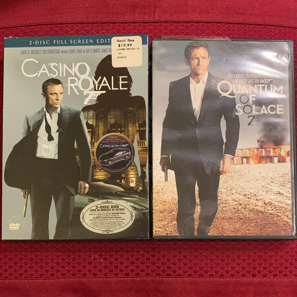 Casino Royale 2 disc DVD, Quantum of Solace DVD